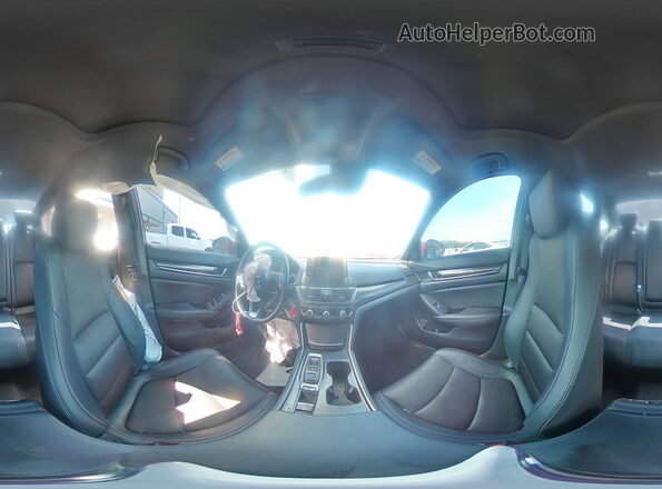 1HGCV2F35LA003875 2020 HONDA ACCORD Red Вид наклейки з VIN-кодом