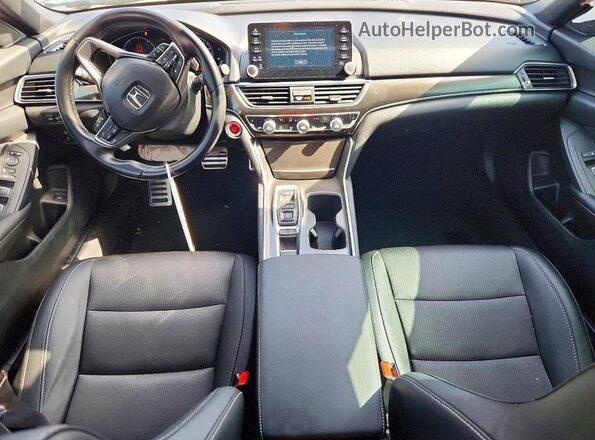 1HGCV2F35LA026895 2020 HONDA ACCORD Черный Вид панели приборов