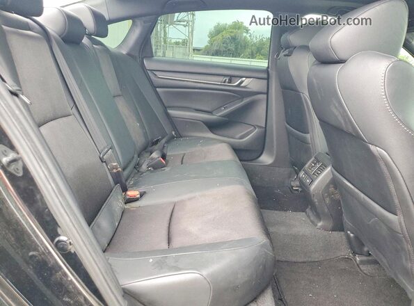 1HGCV2F35MA005286 2021 HONDA ACCORD Черный Вид задних сидений