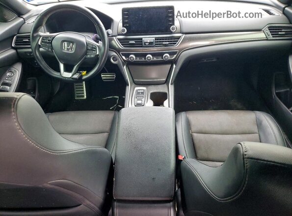 1HGCV2F35MA005286 2021 HONDA ACCORD Черный Вид панели приборов