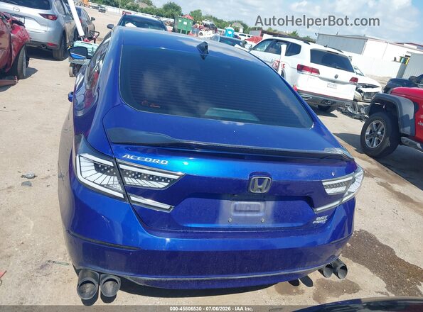 1HGCV2F35MA013470 2021 HONDA ACCORD Blue 