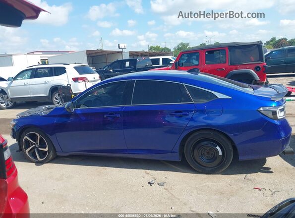 1HGCV2F35MA013470 2021 HONDA ACCORD Blue Widok wnętrza 360 stopni