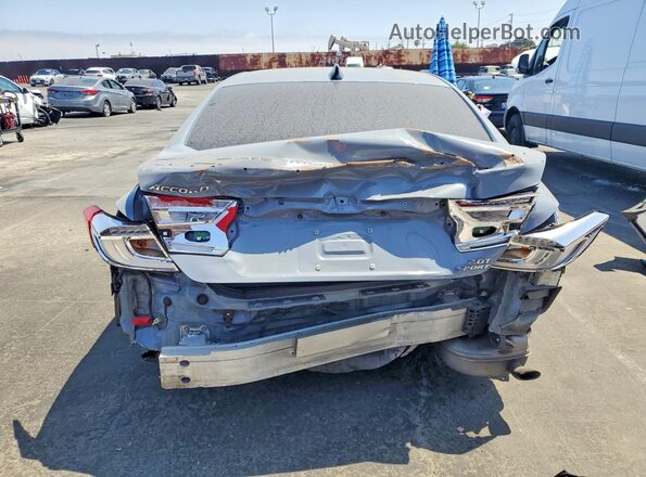 1HGCV2F35MA030270 2021 HONDA ACCORD Silver Rear view