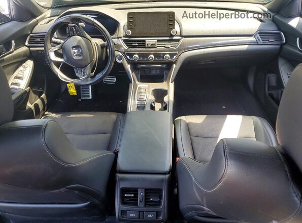 1HGCV2F35MA030270 2021 HONDA ACCORD Silver Dashboard view