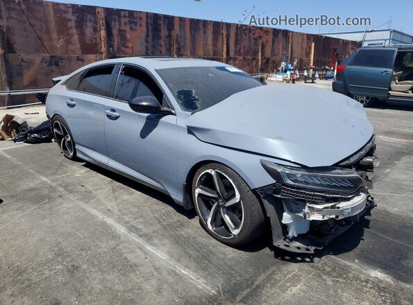 1HGCV2F35MA030270 2021 HONDA ACCORD Silver Front right