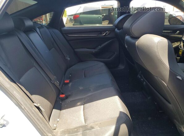 1HGCV2F35MA030270 2021 HONDA ACCORD Silver Rear seats view