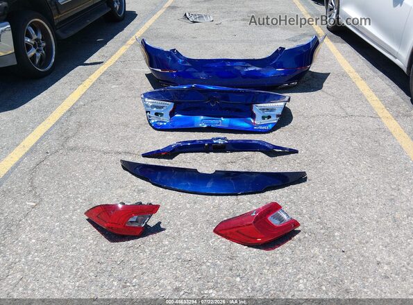 1HGCV2F35MA033573 2021 HONDA ACCORD Синий Вид щитка приборов