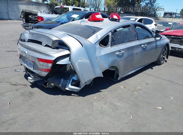 1HGCV2F36KA019176 2019 HONDA ACCORD Серебряный Задняя правая четверть