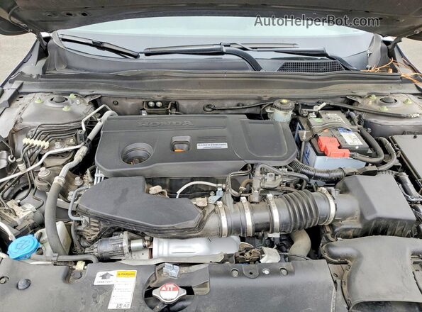 1HGCV2F36KA031540 2019 HONDA ACCORD Gray Rear interior view