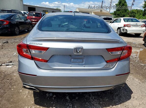 1HGCV2F36KA035099 2019 HONDA ACCORD Gray Rear view