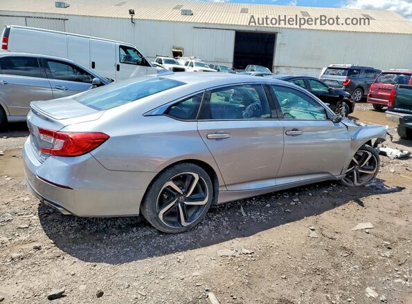 1HGCV2F36KA035099 2019 HONDA ACCORD Gray Rear right
