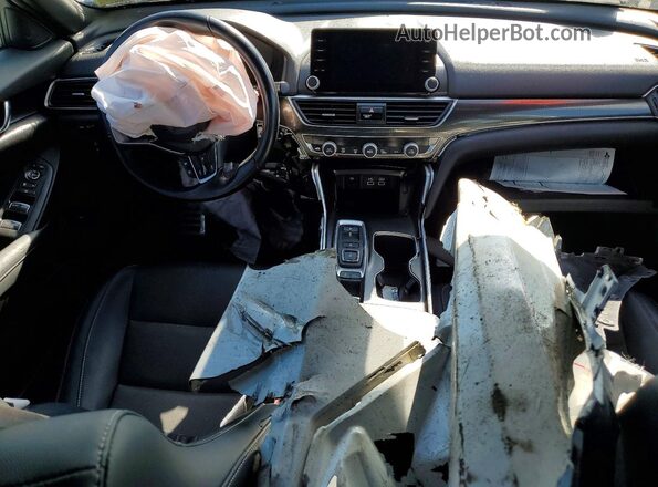 1HGCV2F36NA017190 2022 HONDA ACCORD White წინა პანელის ხედი