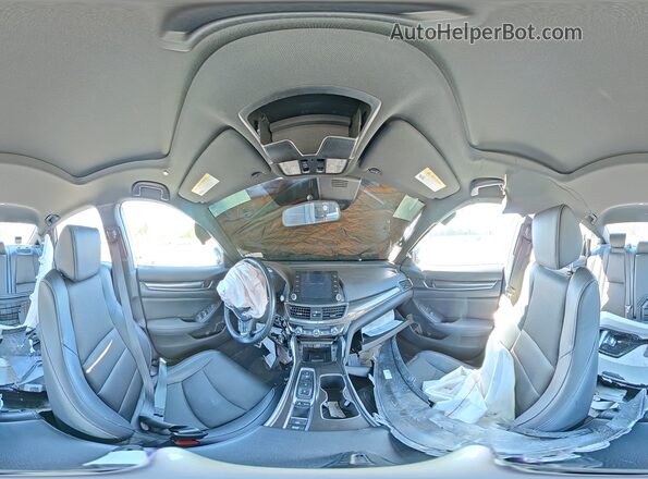 1HGCV2F36NA017190 2022 HONDA ACCORD White VIN კოდის სტიკერის ხედი