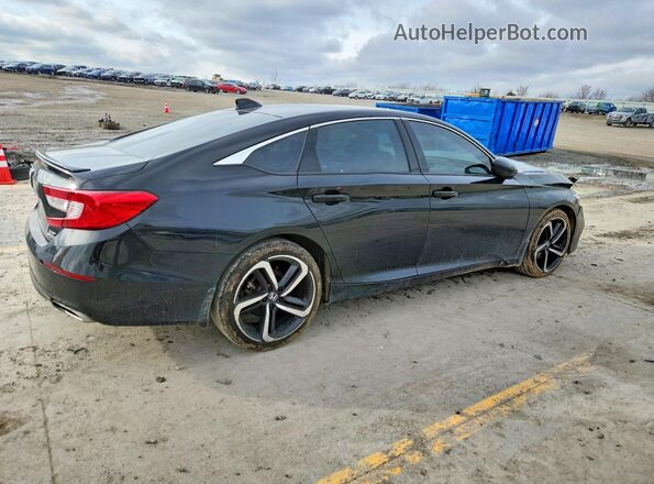 1HGCV2F36NA017772 2022 HONDA ACCORD Black Задня права чверть