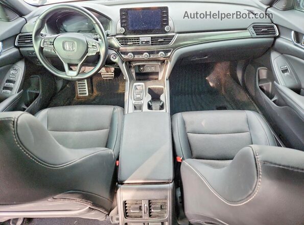 1HGCV2F36NA017772 2022 HONDA ACCORD Black Вид панелі приладів