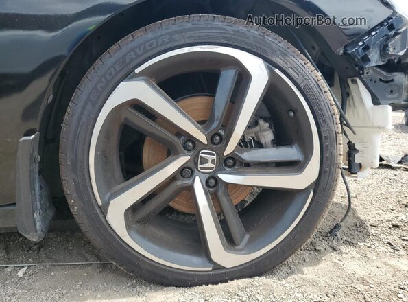 1HGCV2F37JA047373 2018 HONDA ACCORD Black 