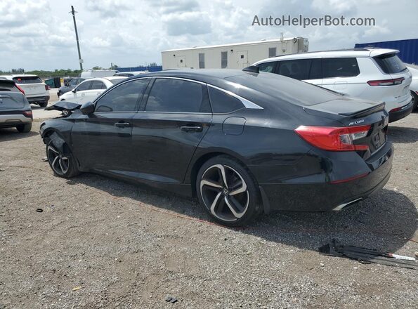1HGCV2F37JA047373 2018 HONDA ACCORD Black 