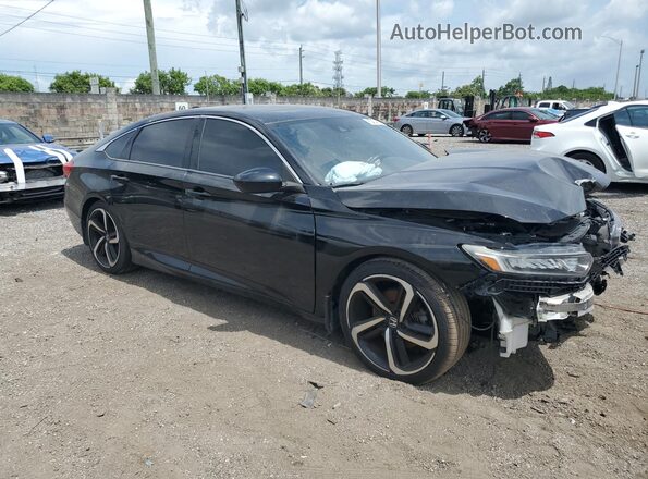 1HGCV2F37JA047373 2018 HONDA ACCORD Black 