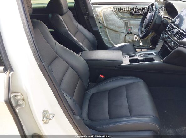 1HGCV2F37JA053335 2018 HONDA ACCORD White Սալոնի դիմացի տեսք