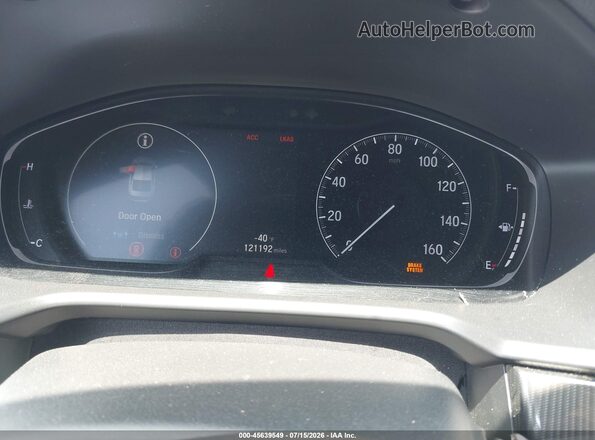 1HGCV2F37JA053335 2018 HONDA ACCORD White Հետևի նստատեղերի տեսք