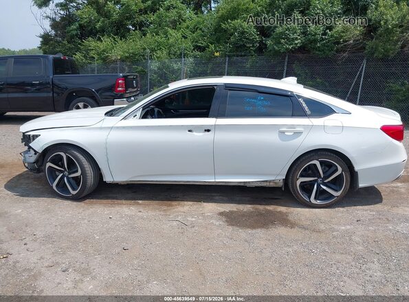 1HGCV2F37JA053335 2018 HONDA ACCORD White Սալոնի 360 աստիճան տեսք