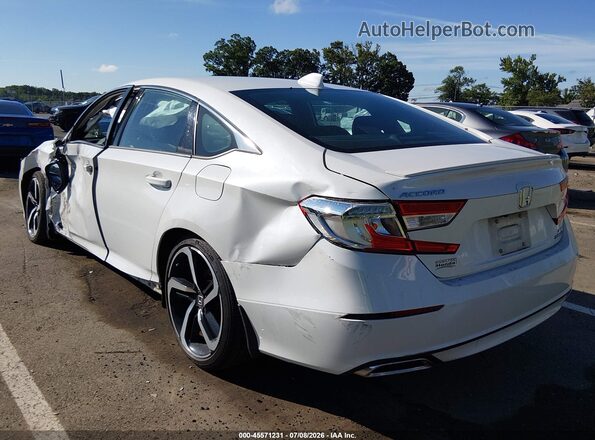 1HGCV2F37KA019428 2019 HONDA ACCORD White უკანა მარცხენა