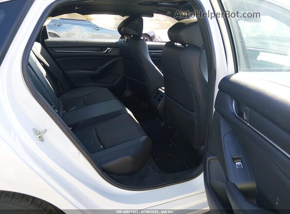 1HGCV2F37KA019428 2019 HONDA ACCORD White VIN კოდის სტიკერის ხედი