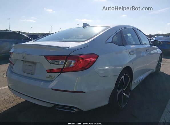 1HGCV2F37KA019428 2019 HONDA ACCORD White უკანა მარჯვენა