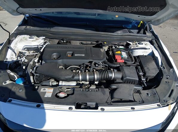 1HGCV2F37KA019428 2019 HONDA ACCORD White უკანა ხედი