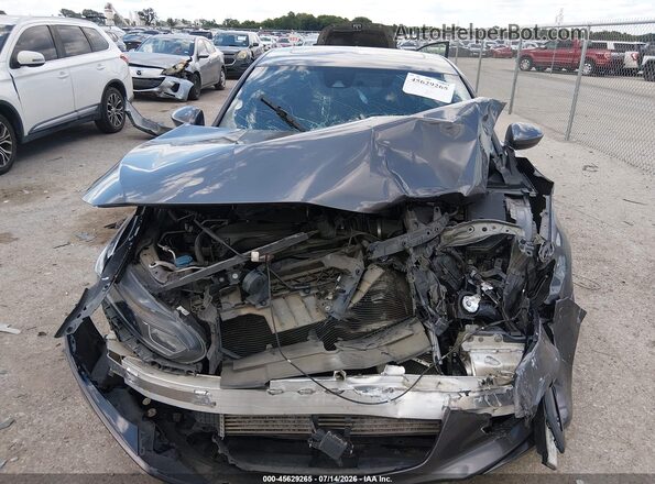 1HGCV2F37KA033524 2019 HONDA ACCORD Gray Դիմացի տեսք