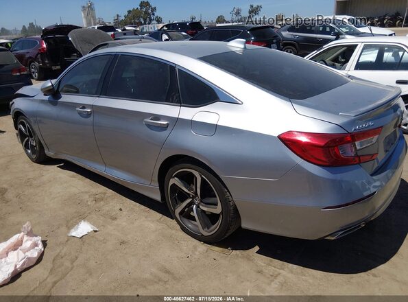 1HGCV2F37LA011122 2020 HONDA ACCORD Silver Задня ліва чверть