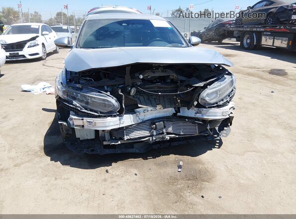 1HGCV2F37LA011122 2020 HONDA ACCORD Silver Вид спереду
