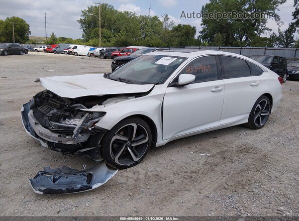 1HGCV2F37LA020483 2020 HONDA ACCORD White Przód lewy
