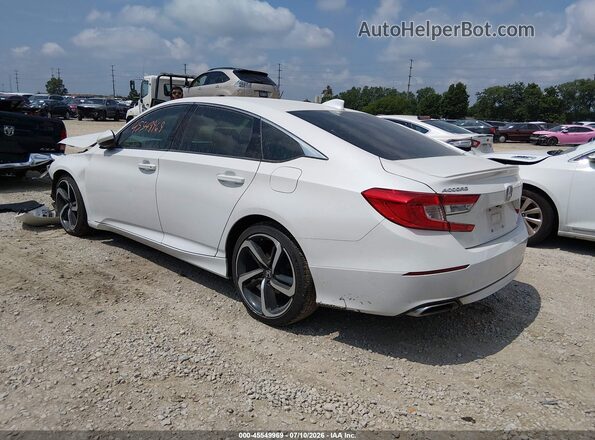 1HGCV2F37LA020483 2020 HONDA ACCORD White Tył lewy