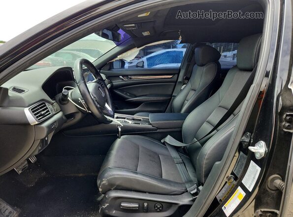 1HGCV2F37MA008206 2021 HONDA ACCORD Black Սալոնի դիմացի տեսք