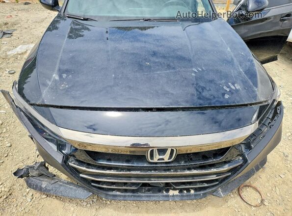 1HGCV2F37MA008206 2021 HONDA ACCORD Black Սալոնի հետևի տեսք