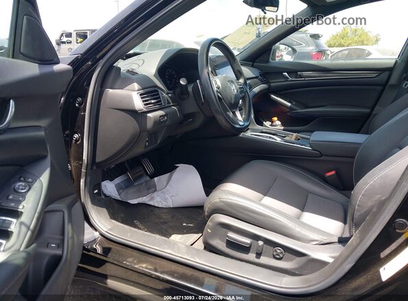 1HGCV2F37MA034076 2021 HONDA ACCORD Black Vista interior delantera