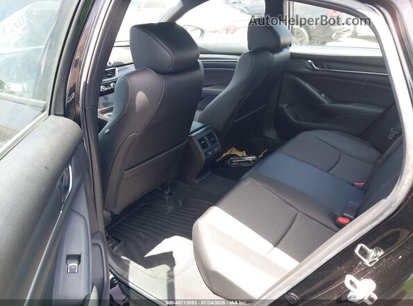 1HGCV2F37MA034076 2021 HONDA ACCORD Black Vista de la etiqueta del VIN