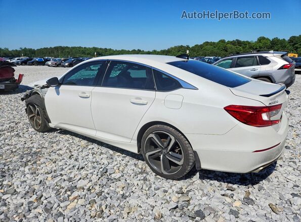 1HGCV2F37NA003752 2022 HONDA ACCORD White Rear left