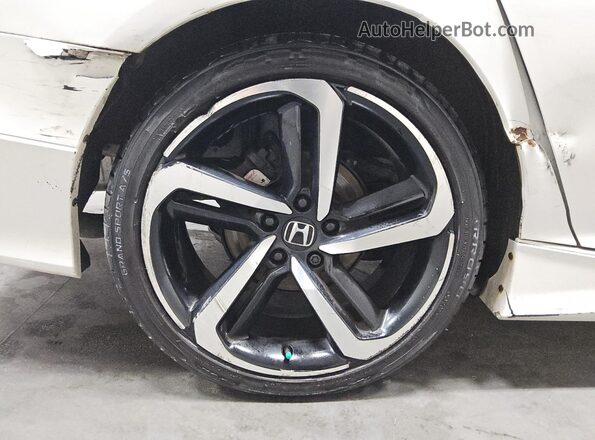 1HGCV2F38KA004498 2019 HONDA ACCORD White 
