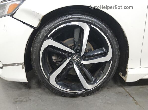 1HGCV2F38KA004498 2019 HONDA ACCORD White 