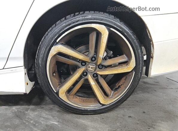 1HGCV2F38KA004498 2019 HONDA ACCORD White 