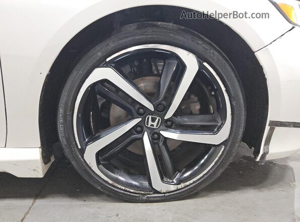 1HGCV2F38KA004498 2019 HONDA ACCORD White 