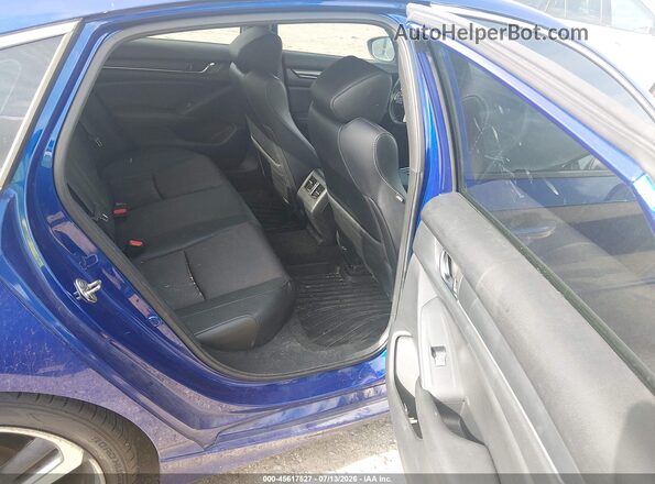 1HGCV2F38KA006641 2019 HONDA ACCORD Blue VIN կոդի պիտակի տեսք