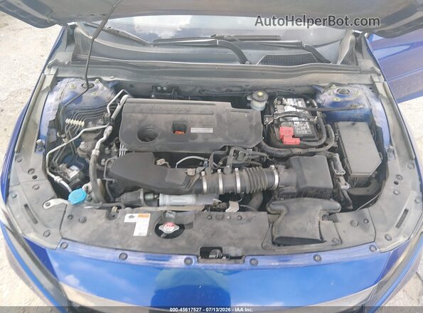 1HGCV2F38KA006641 2019 HONDA ACCORD Blue Հետևի տեսք