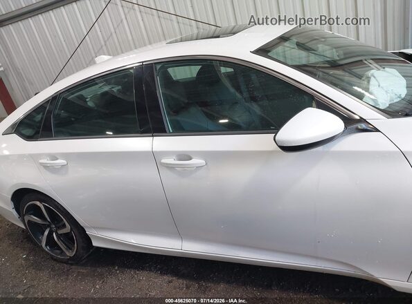 1HGCV2F38LA006723 2020 HONDA ACCORD White უკანა სალონის ხედი
