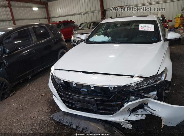 1HGCV2F38LA006723 2020 HONDA ACCORD White ხელსაწყოთა პანელის ხედი