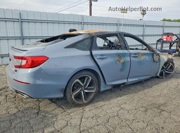 1HGCV2F38MA003516 2021 HONDA ACCORD Gray უკანა მარჯვენა