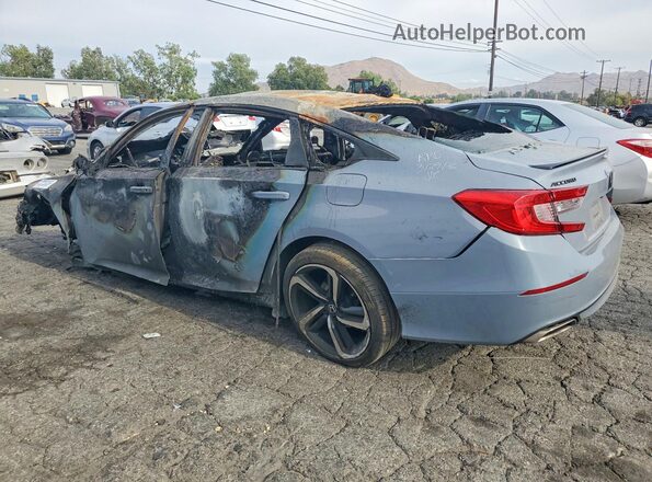 1HGCV2F38MA003516 2021 HONDA ACCORD Gray უკანა მარცხენა