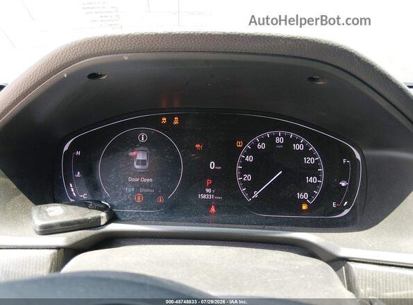 1HGCV2F38MA023264 2021 HONDA ACCORD Black Widok tylnych siedzeń